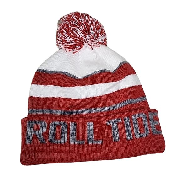 Top of The World Alabama Knit Hat with Pom Roll Tide Beanie - Picture 1 of 6